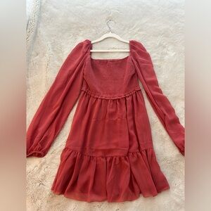Aritzia New Tempest Dress in Red